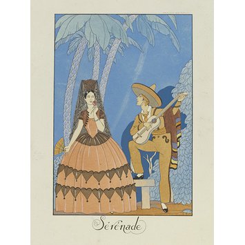 Fashion plate - Falbalas et Fanfreluches. Almanach des modes... Fashion plate - Falbalas et Fanfreluches. Almanach des modes...