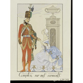 Fashion plate - Falbalas et Fanfreluches. Almanach des modes... Fashion plate - Falbalas et Fanfreluches. Almanach des modes...