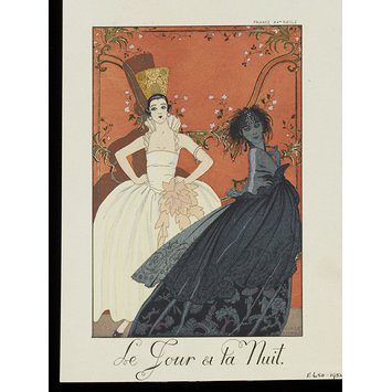 Fashion plate - Falbalas et Fanfreluches. Almanach des modes... Fashion plate - Falbalas et Fanfreluches. Almanach des modes...