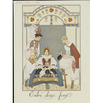 Fashion plate - Falbalas et Fanfreluches. Almanach des modes... Fashion plate - Falbalas et Fanfreluches. Almanach des modes...