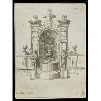 Etching - Fontane diverse che si vedano nel' Alma Città di Roma et altre parte d’ Italia Etching - Fontane diverse che si vedano nel' Alma Città di Roma et altre parte d’ Italia
