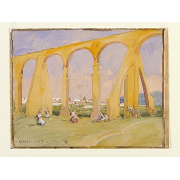 Watercolour - The Viaduct, Algeciras Watercolour - The Viaduct, Algeciras