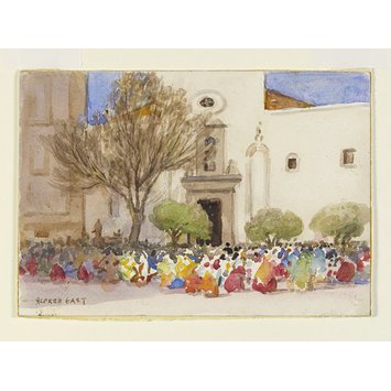 Watercolour - Carnival at Algeciras Watercolour - Carnival at Algeciras