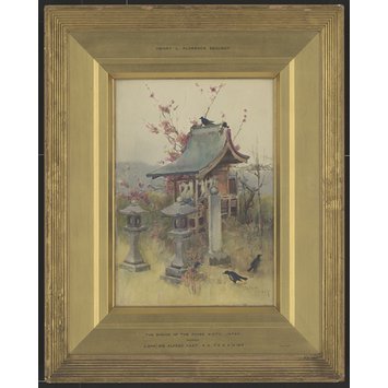 Watercolour - Shrine of the Foxes, Kyoto Watercolour - Shrine of the Foxes, Kyoto
