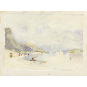Watercolour - Lago Maggiore from Stresa Watercolour - Lago Maggiore from Stresa