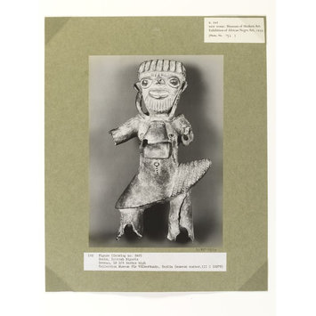 Photograph - Figure with Bell at Neck. Benin Photograph - Figure with Bell at Neck. Benin