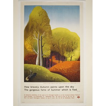 Poster - 'How bravely Autumn paints upon the sky...' Poster - 'How bravely Autumn paints upon the sky...'