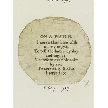 Watch paper - On A Watch Watch paper - On A Watch