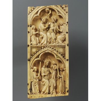Panel - Virigin and Child and the Coronation of the Virgin Panel - Virigin and Child and the Coronation of the Virgin