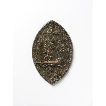Plaquette - The Nativity with Saints Plaquette - The Nativity with Saints