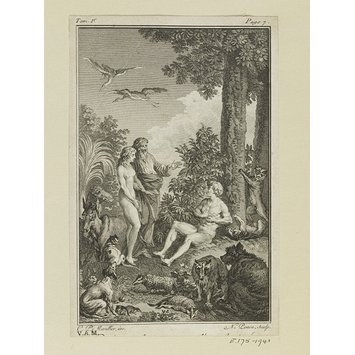 Print - God presenting Eve to Adam Print - God presenting Eve to Adam