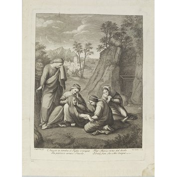 Print - The three Maries at the tomb of Jesus Christ Print - The three Maries at the tomb of Jesus Christ