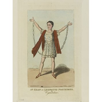 Print - Mr. Kean as Leonatus Posthumous in 'Cymbeline' Print - Mr. Kean as Leonatus Posthumous in 'Cymbeline'