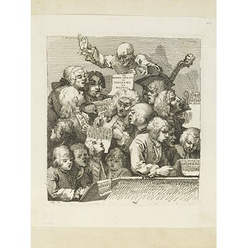 Print - Rehearsal of the Oratorio of Judith Print - Rehearsal of the Oratorio of Judith
