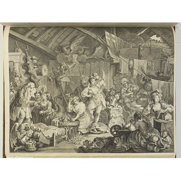 Print - Strolling Actresses Dressing in a Barn Print - Strolling Actresses Dressing in a Barn