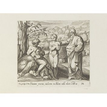 Print - God presenting Eve to Adam Print - God presenting Eve to Adam