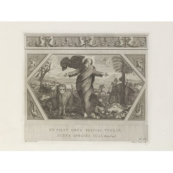 Print - Melchisedec offering bread and wine to Abraham Print - Melchisedec offering bread and wine to Abraham