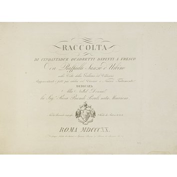Print - Raccolta di Cinqantadue Quadretti Dipinti a fresco da Raffaelle. Roma. 1820 Print - Raccolta di Cinqantadue Quadretti Dipinti a fresco da Raffaelle. Roma. 1820