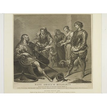 Print - Belisarius Receiving Alms Print - Belisarius Receiving Alms