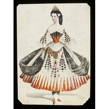 Design for a fancy-dress costume Design for a fancy-dress costume