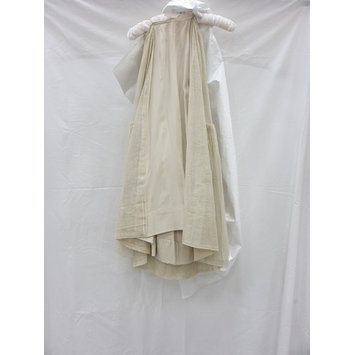 Evening dress and petticoat Evening dress and petticoat