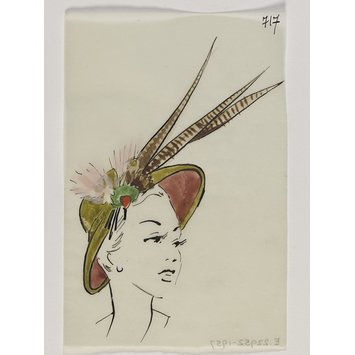 Fashion design for a hat Fashion design for a hat
