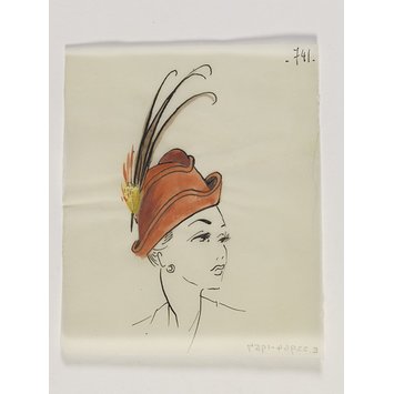 Fashion design for a hat Fashion design for a hat