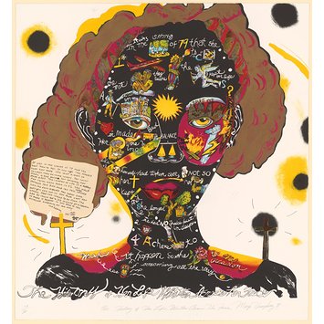 Print - The History of Her Life Written Across Her Face Print - The History of Her Life Written Across Her Face