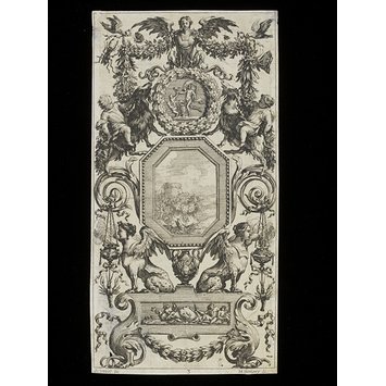 Etching - Livre De Diverses Grotesques Peintes Dans Le Cabinet Et Bains De La Reyne Regente, Au Palais Royal etc. Etching - Livre De Diverses Grotesques Peintes Dans Le Cabinet Et Bains De La Reyne Regente, Au Palais Royal etc.