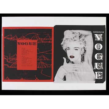 Poster - 'Vogue' album cover design Poster - 'Vogue' album cover design