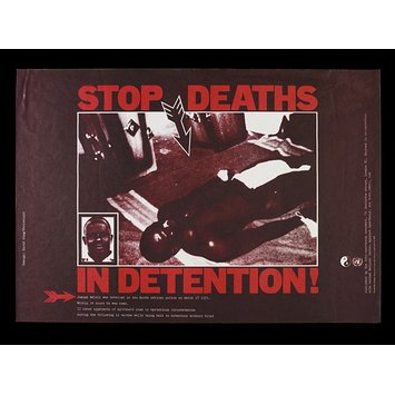 Poster - Stop Deaths in Detention! Poster - Stop Deaths in Detention!