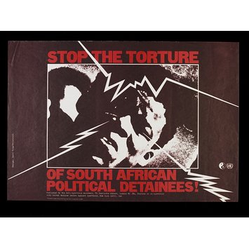 Poster - Stop the Torture of South African Political Detainees! Poster - Stop the Torture of South African Political Detainees!