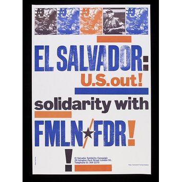 Poster - El Salvador: U.S. Out! Poster - El Salvador: U.S. Out!