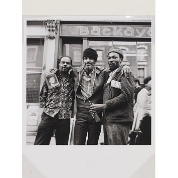 Photograph - Hakim Jamal (centre), Portobello Road Photograph - Hakim Jamal (centre), Portobello Road