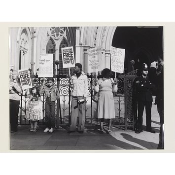 Photograph - Free Darcus Howe Protest Photograph - Free Darcus Howe Protest