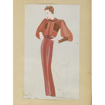 Fashion design - Hiver 1938-39, Été, 1939, Robes du Soir Fashion design - Hiver 1938-39, Été, 1939, Robes du Soir