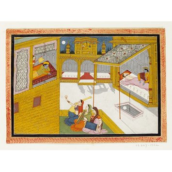 Painting - Sudama and Krishna Painting - Sudama and Krishna