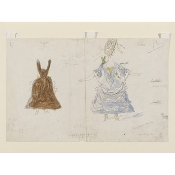 Design for a ballet costume Design for a ballet costume