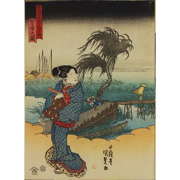 Woodblock print Woodblock print