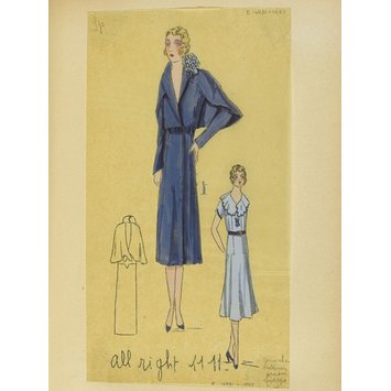 Fashion design - Été 1930, Costumes et Manteaux Fashion design - Été 1930, Costumes et Manteaux