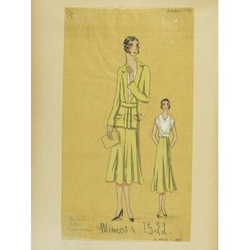 Fashion design - Été 1930, Costumes et Manteaux Fashion design - Été 1930, Costumes et Manteaux