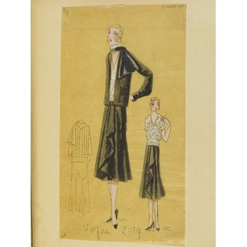 Fashion design - Été 1930, Costumes et Manteaux Fashion design - Été 1930, Costumes et Manteaux