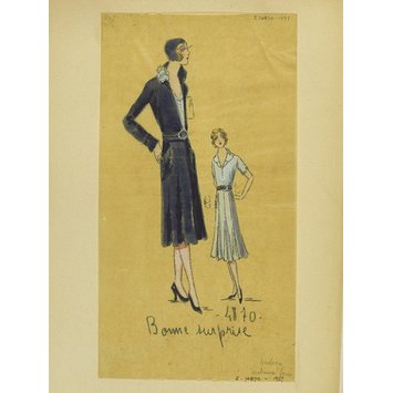 Fashion design - Été 1930, Costumes et Manteaux Fashion design - Été 1930, Costumes et Manteaux