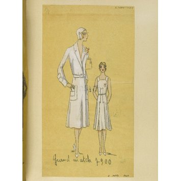 Fashion design - Été 1930, Costumes et Manteaux Fashion design - Été 1930, Costumes et Manteaux