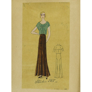 Fashion design - Été 1931, Robes d'Après-midi et Tea Gowns Fashion design - Été 1931, Robes d'Après-midi et Tea Gowns