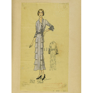 Fashion design - Été 1932, Robes d'Après-midi et Tea Gowns Fashion design - Été 1932, Robes d'Après-midi et Tea Gowns