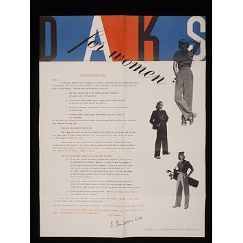 poster - DAKS for women / S. Simpson Ltd poster - DAKS for women / S. Simpson Ltd