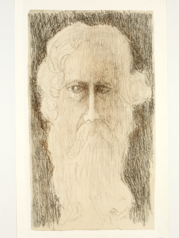 pencil shading technique Search  portrait V&A the  Rabindranath Tagore,  Self