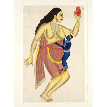 Painting - Krishna and Putana Painting - Krishna and Putana