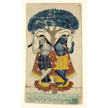 Painting - Krishna and Balarama Painting - Krishna and Balarama